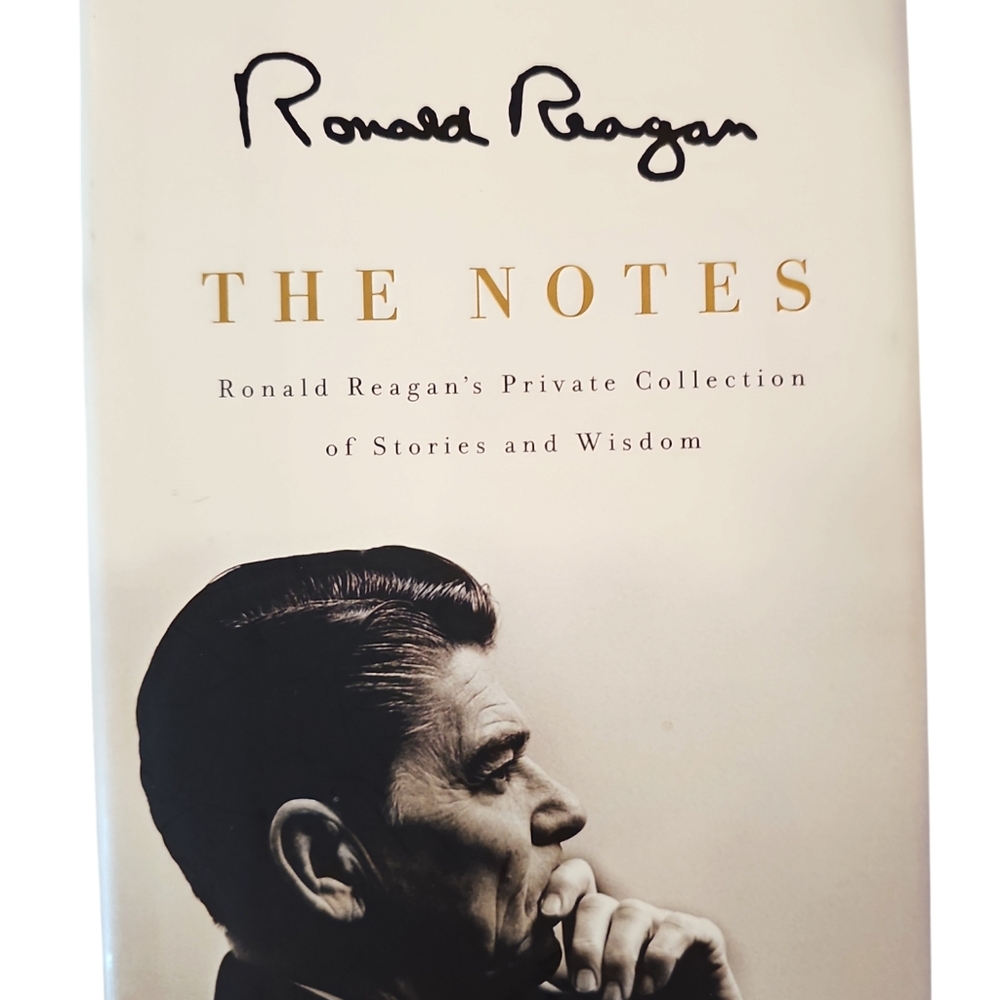 Book Ronald Reagan Vintage First Edition The Notes Stories and Wisdom